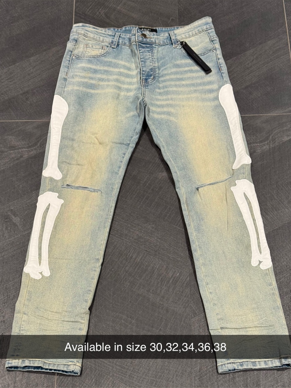 Amiri Light Blue Men’s Jeans slim fit size 32